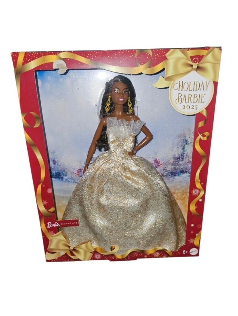 Holiday Barbie Doll 2025 African American NEW In Box